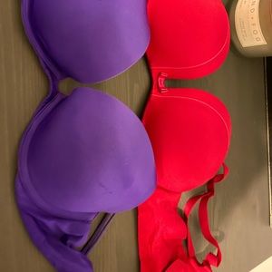 Two Victoria secret push up bras